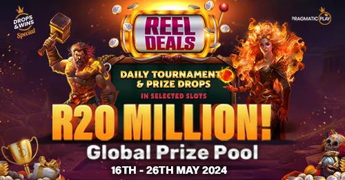 Reel Deals! Global Prize Pool of R20 000 000