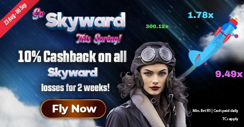 10% Cashback on Skyward!