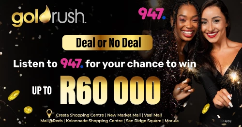 Win a share of R60,000 with Goldrush Deal or No Deal