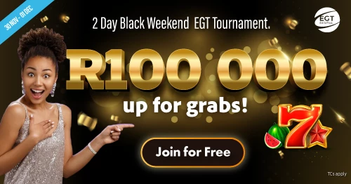 Win Big on Black Friday with our R100 000 Slots Tournament!