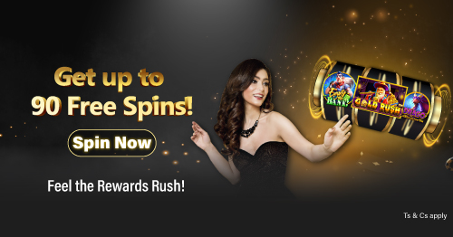 Get up to 90 Free Spins!